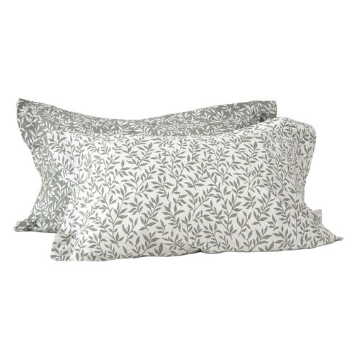 Wallace Cotton Garden Path Oxford Pillowcase Set